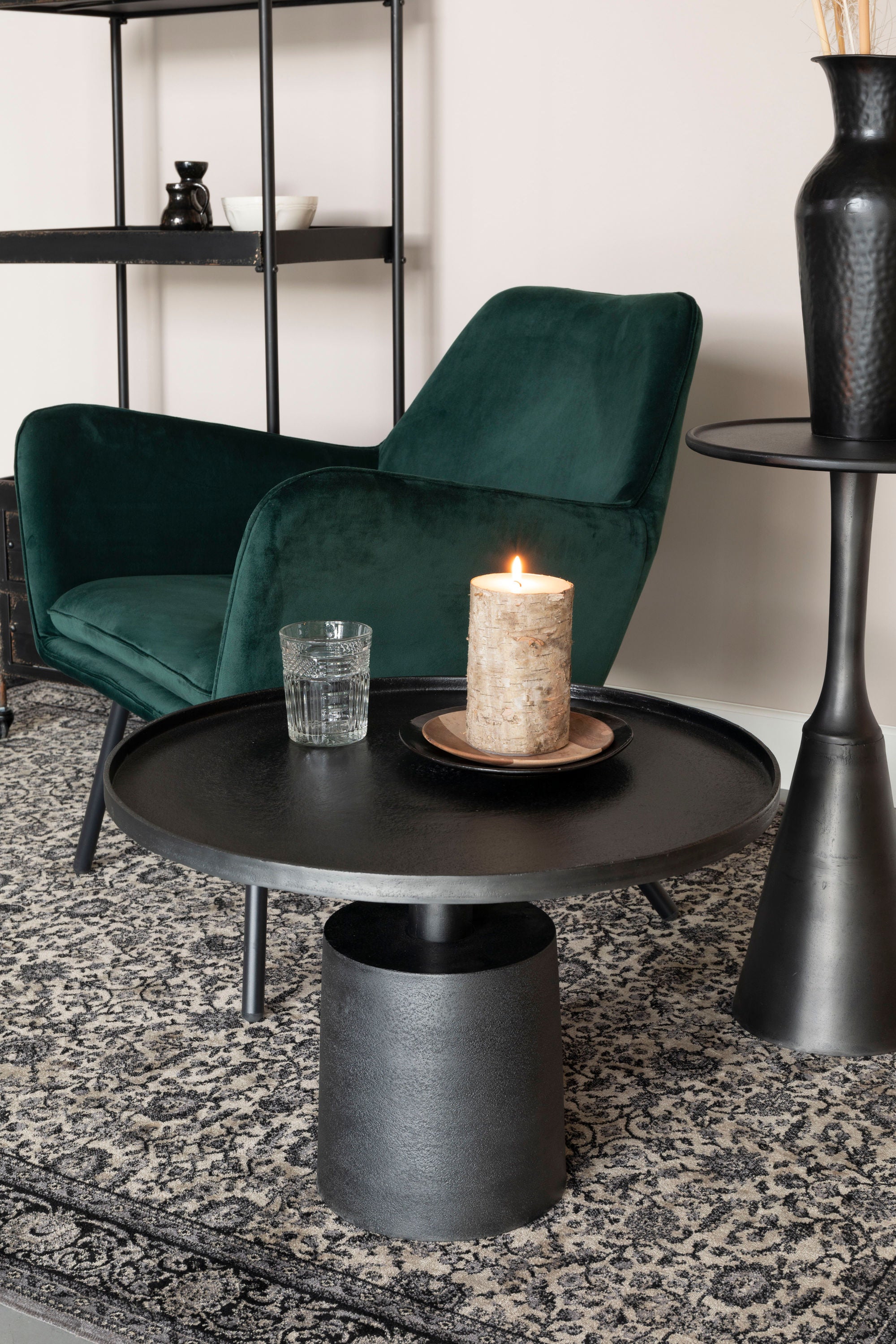 Mason Antique Black Coffee Table